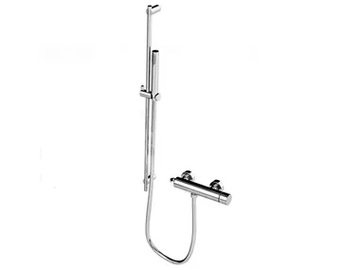 BAMBOO 3283AC/302-6 - Shower mixer with hand shower by RUBINETTERIE STELLA - view 2
